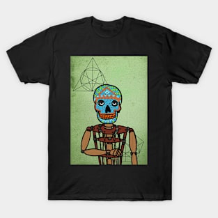 PuppetMask NFT with MexicanEye Color and PaintedSkin Color T-Shirt